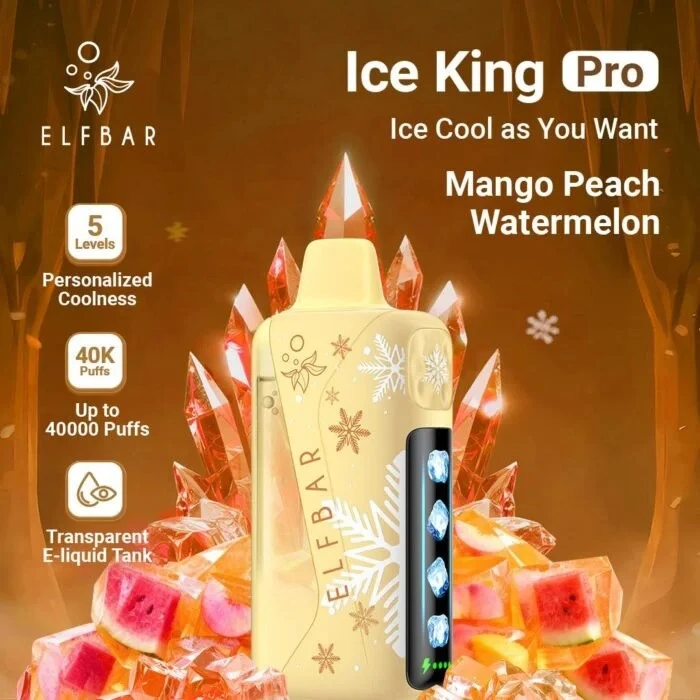 Elfbar Ice King Pro 40k Puffs 2026 Hot Selling Raya D3 Pro Trio Ice King 30k Vape factory